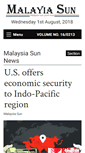 Mobile Screenshot of malaysiasun.com